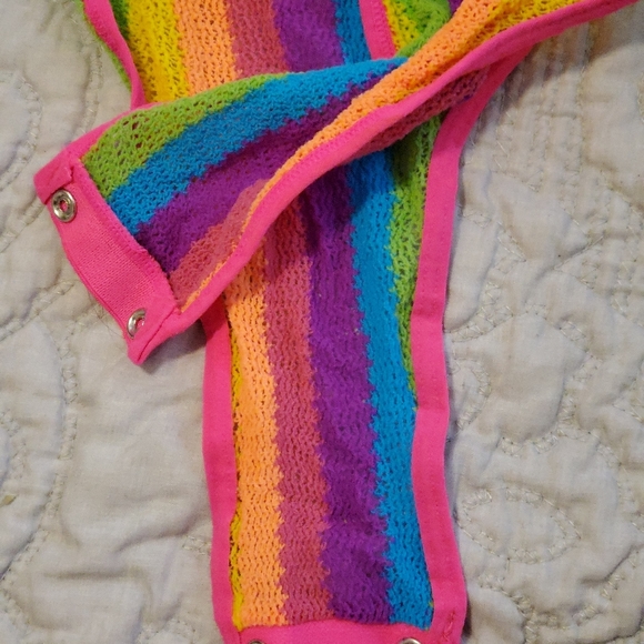 Rainbow Pride Mesh Bodysuit - Picture 6 of 6